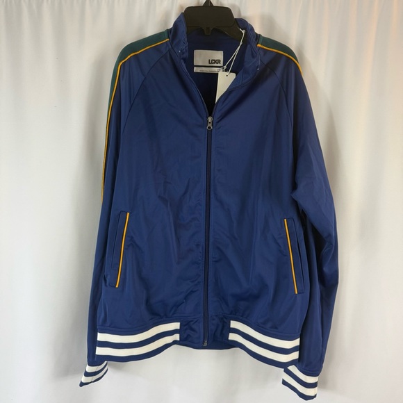 LCKR Track Jacket Full Zip Pocket Size: L Blue Green
White Yellow - Picture 1 of 13
